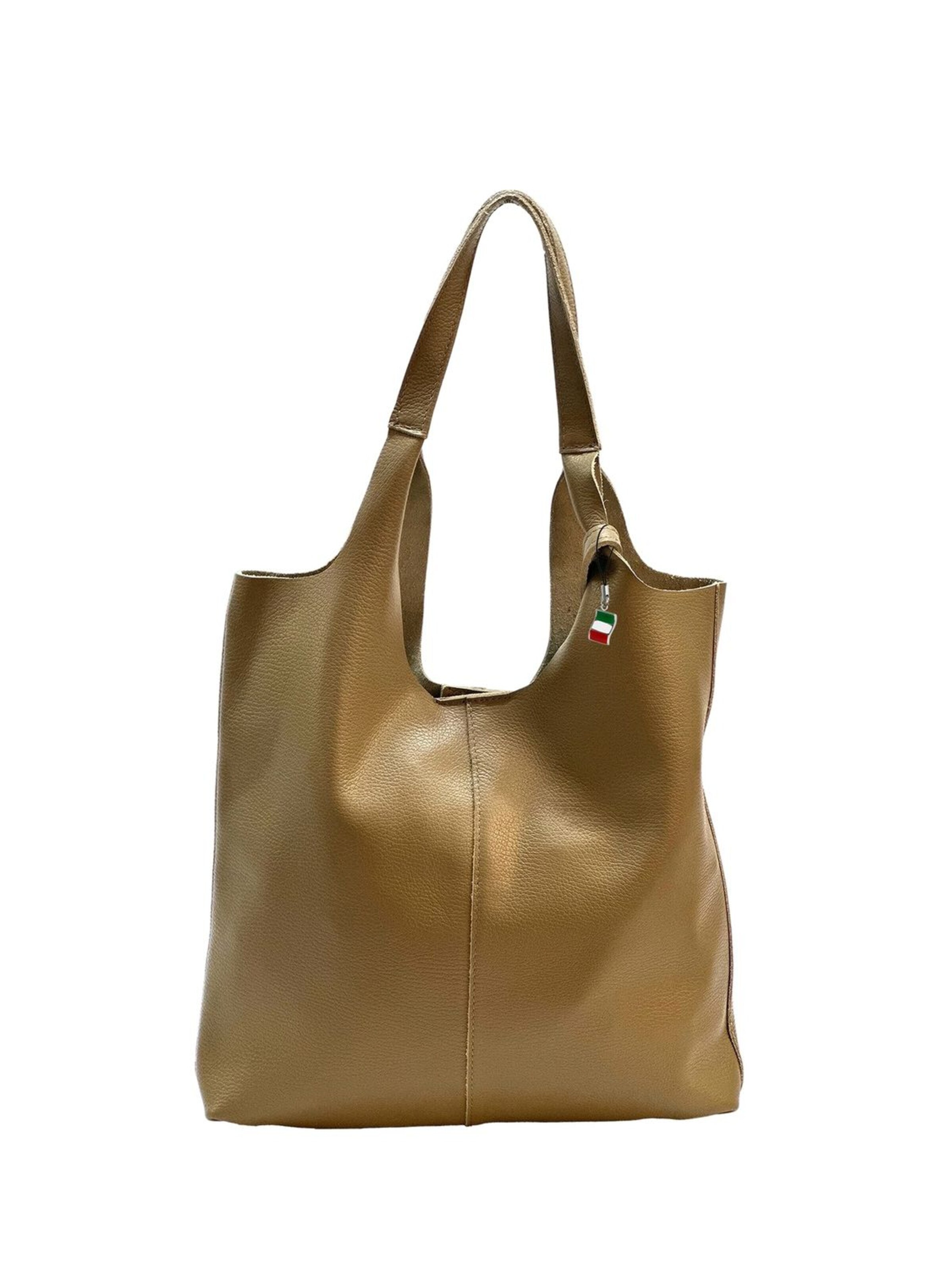 Florence Shopper in Beige: front