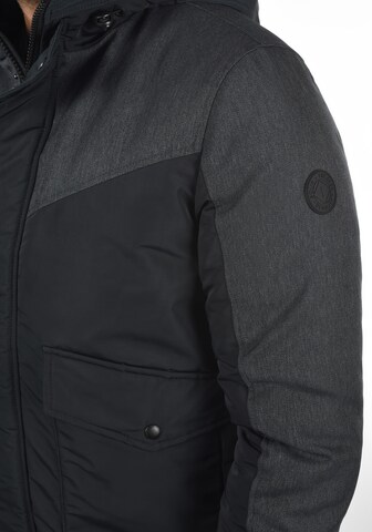 !Solid Winter Jacket in Black