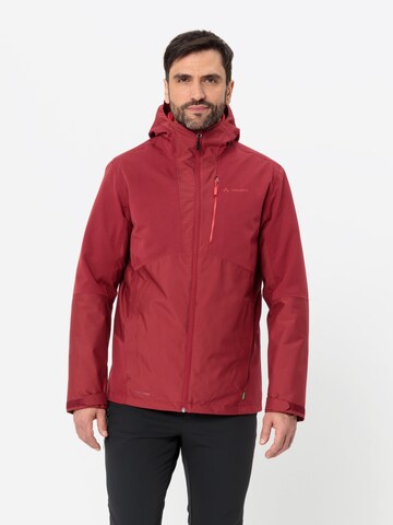 VAUDE Outdoor jacket in Red: front