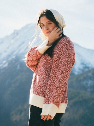 KOPYTO Oversized sweater 'BARIBAL' in Red