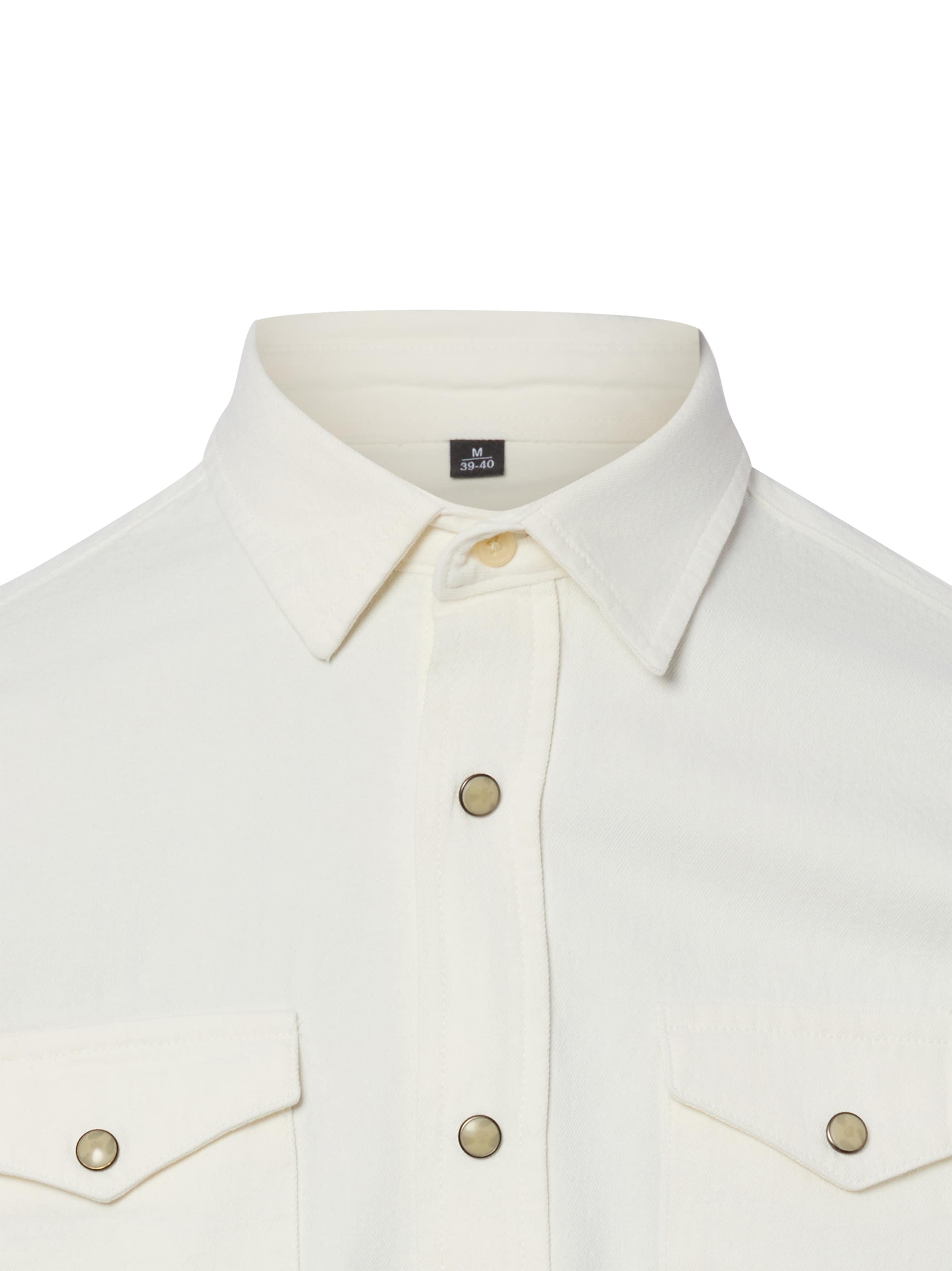 Nils Sundström Regular fit Overhemd in Wit