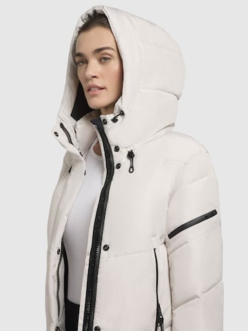 khujo Winter Coat ' SONJE6 ' in White