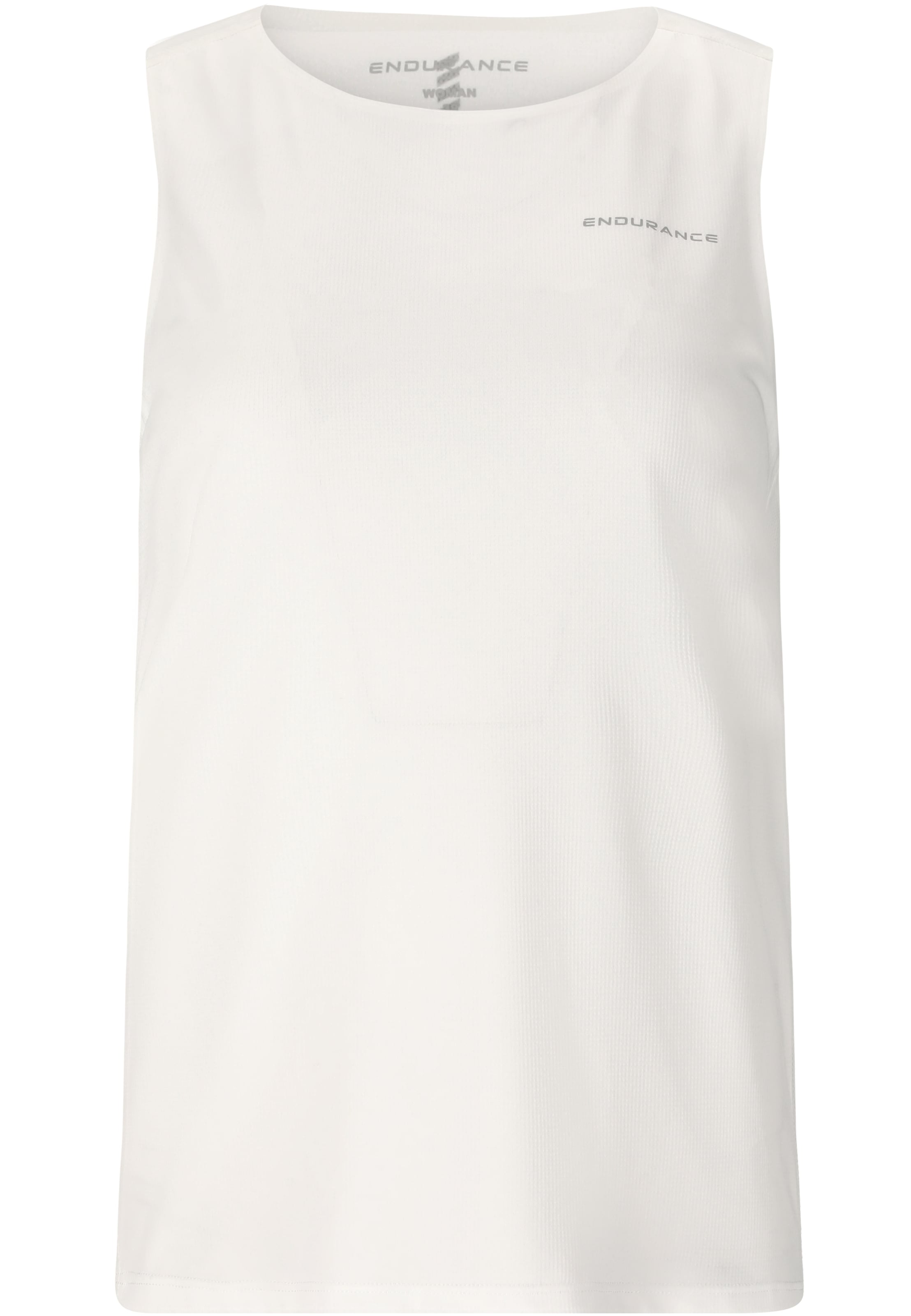 ENDURANCE Sports top 'Waane' in White: front