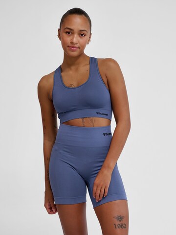 Hummel Bustier Sport-BH 'Tif' in Blau
