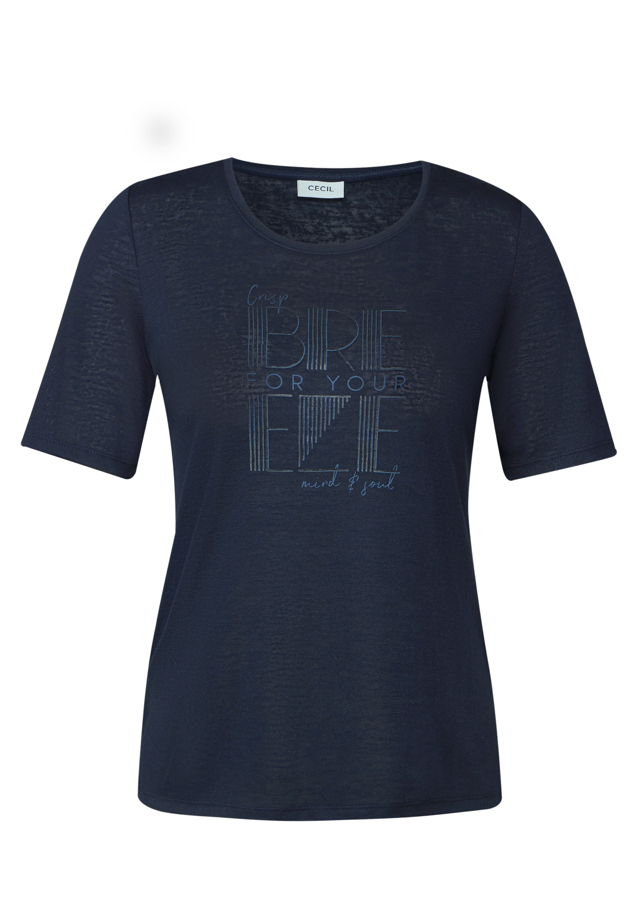 CECIL T-Shirt in Blau: Vorderseite