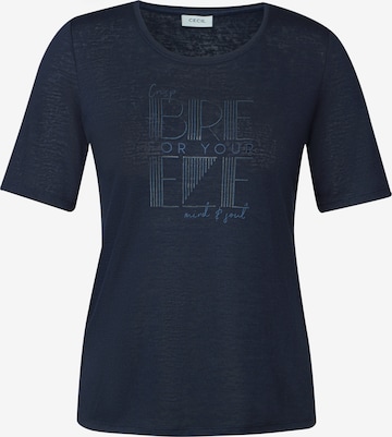 CECIL T-Shirt in Blau: Vorderseite