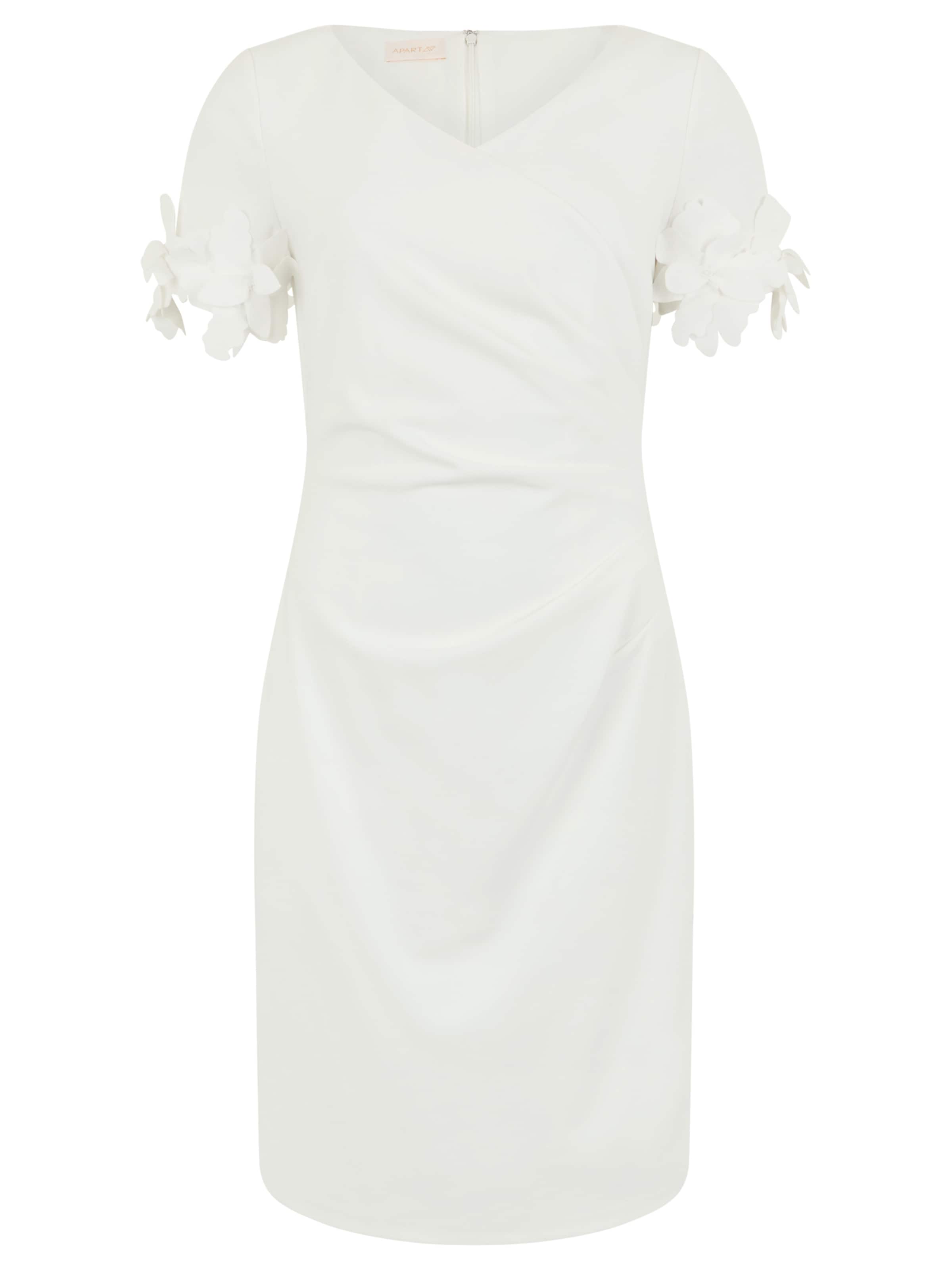 APART Sheath Dress in White: front