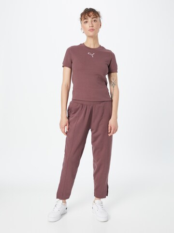 PUMA Loosefit Sportbroek in Lila