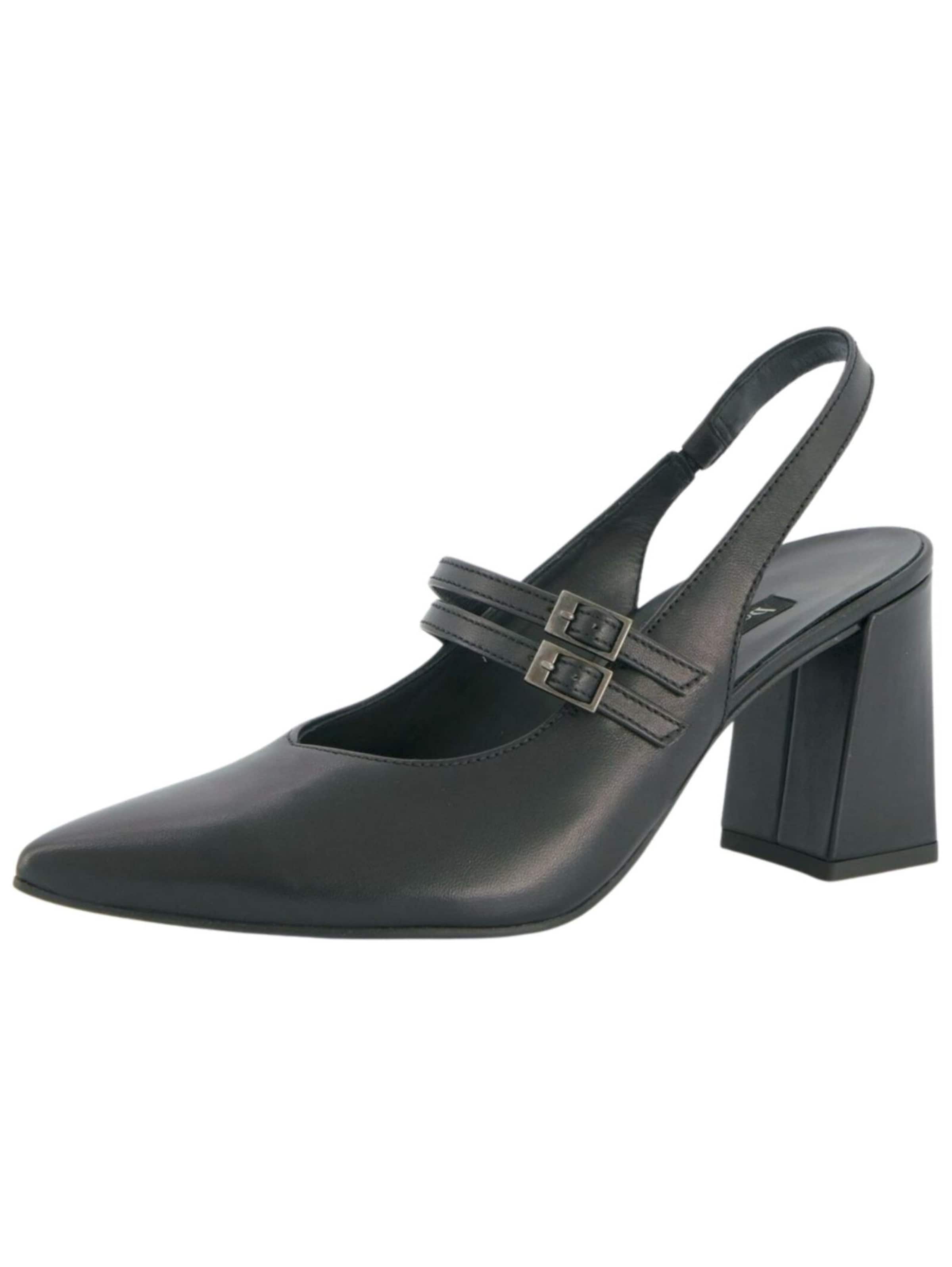Paul Green Slingpumps in Zwart: voorkant