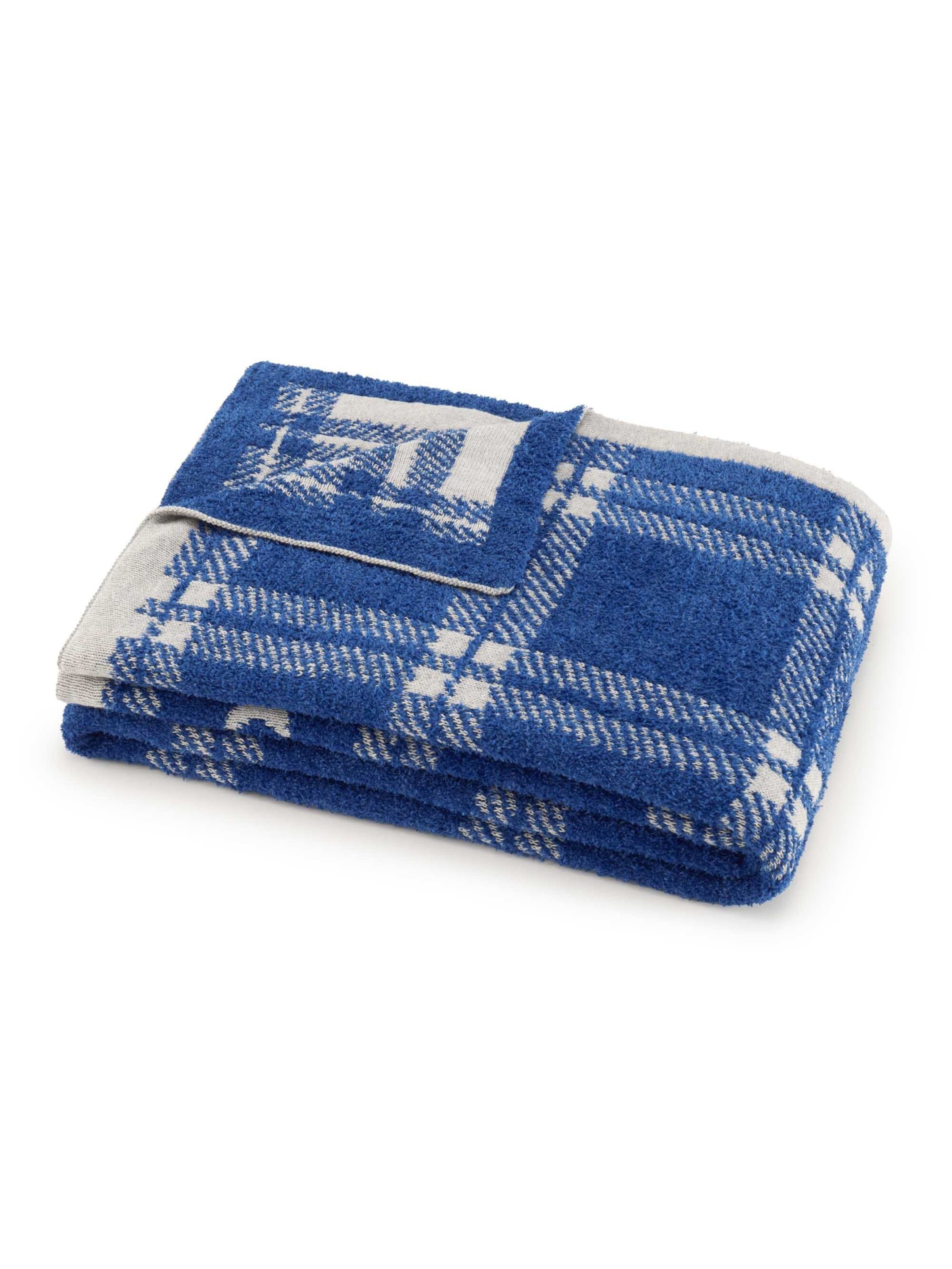 Couvertures 'POSH' TOMMY HILFIGER en bleu : devant