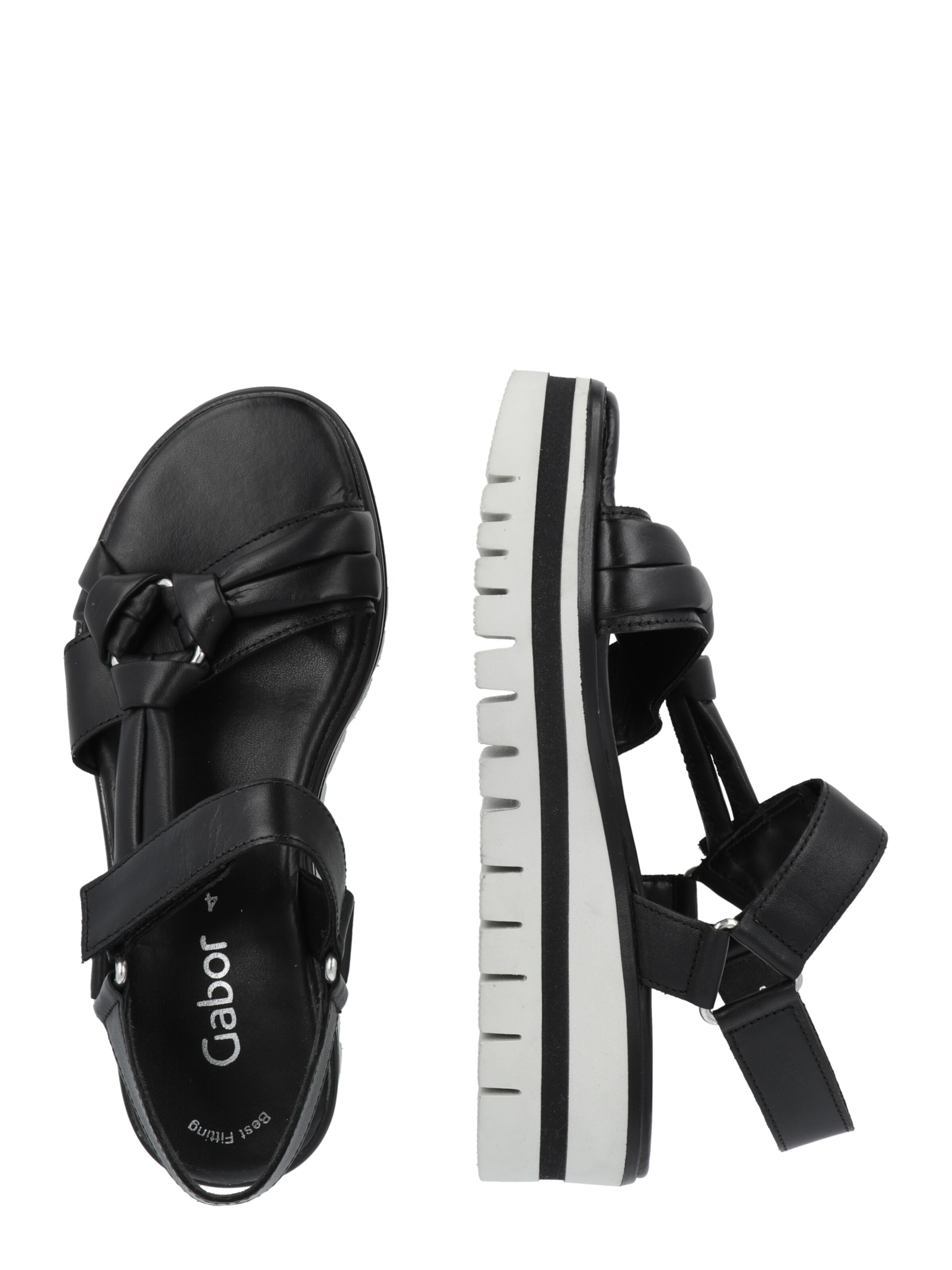 GABOR Sandale in Schwarz