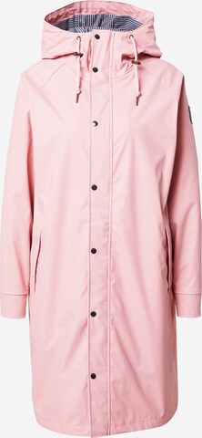 Manteau fonctionnel 'Wittby Fisher' Derbe en rose : devant