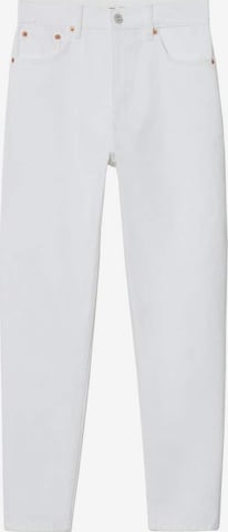 MANGO Regular Jeans in White: front