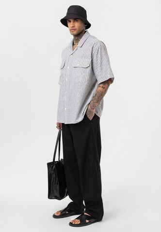 Dandalo Comfort fit Button Up Shirt 'Rik' in Black