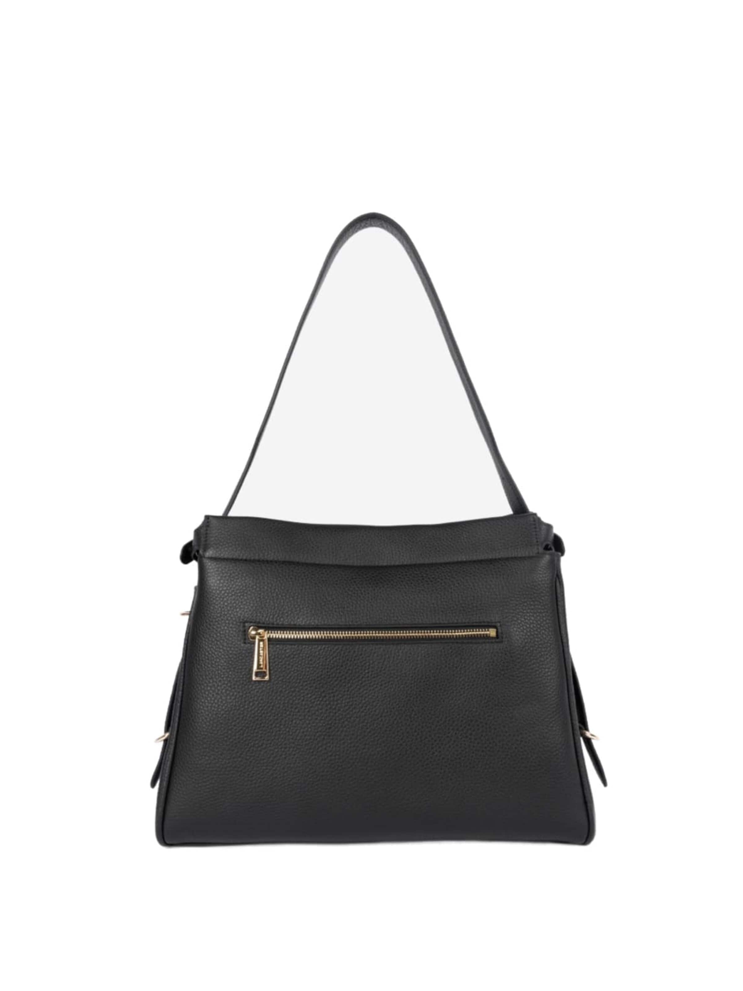 Sac bandoulière 'Lancaster Sac hobo Avec fermoir L Lady ROMY Noir' LANCASTER Paris en noir