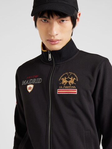 La Martina Sweatjacke in Schwarz