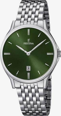 FESTINA Analoguhr in Grün: Vorderseite