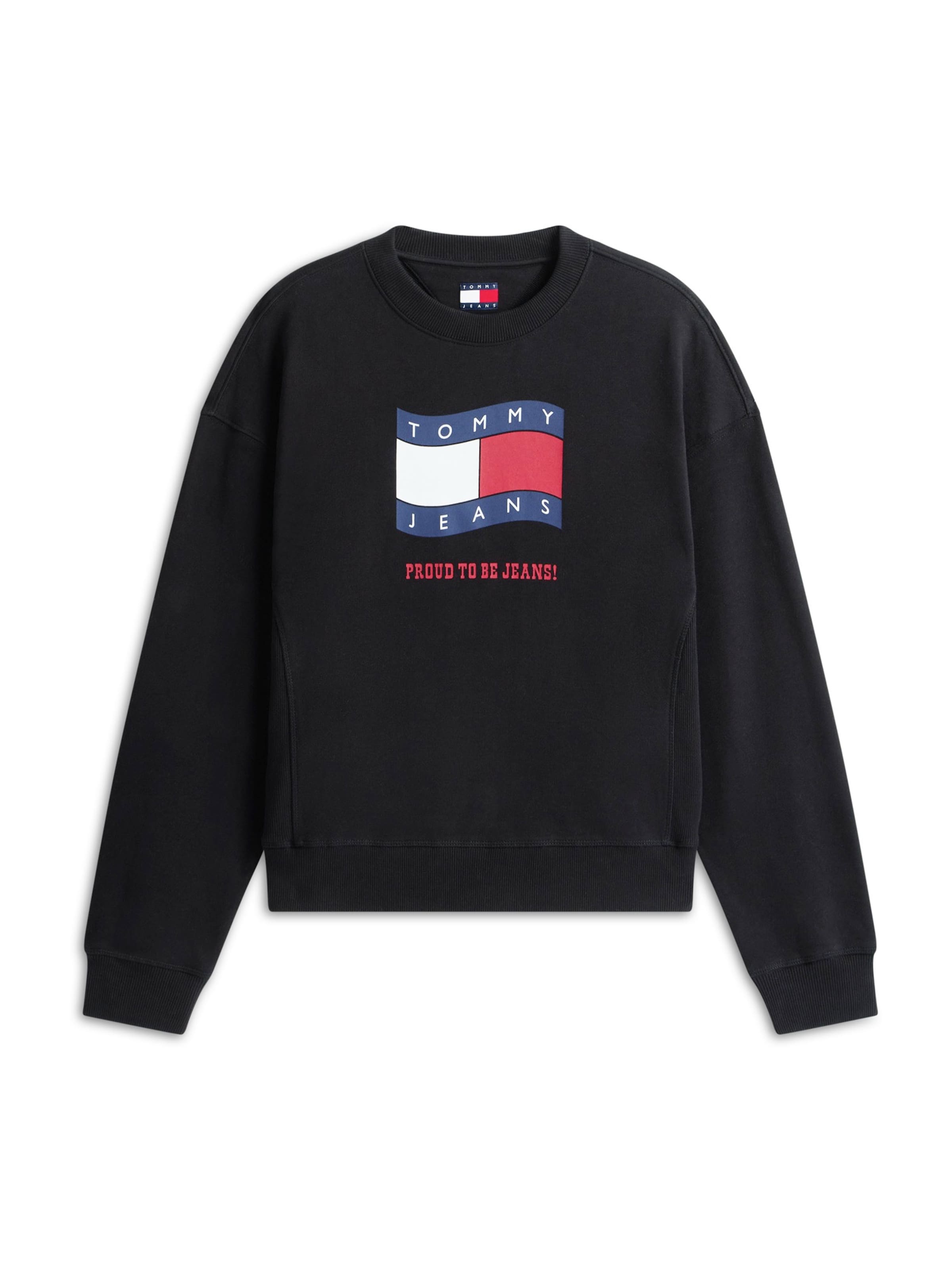 Tommy Jeans Tréning póló - fekete: elől