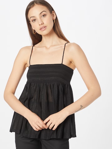 SISTERS POINT Top 'EDLA-ST' in Black: front