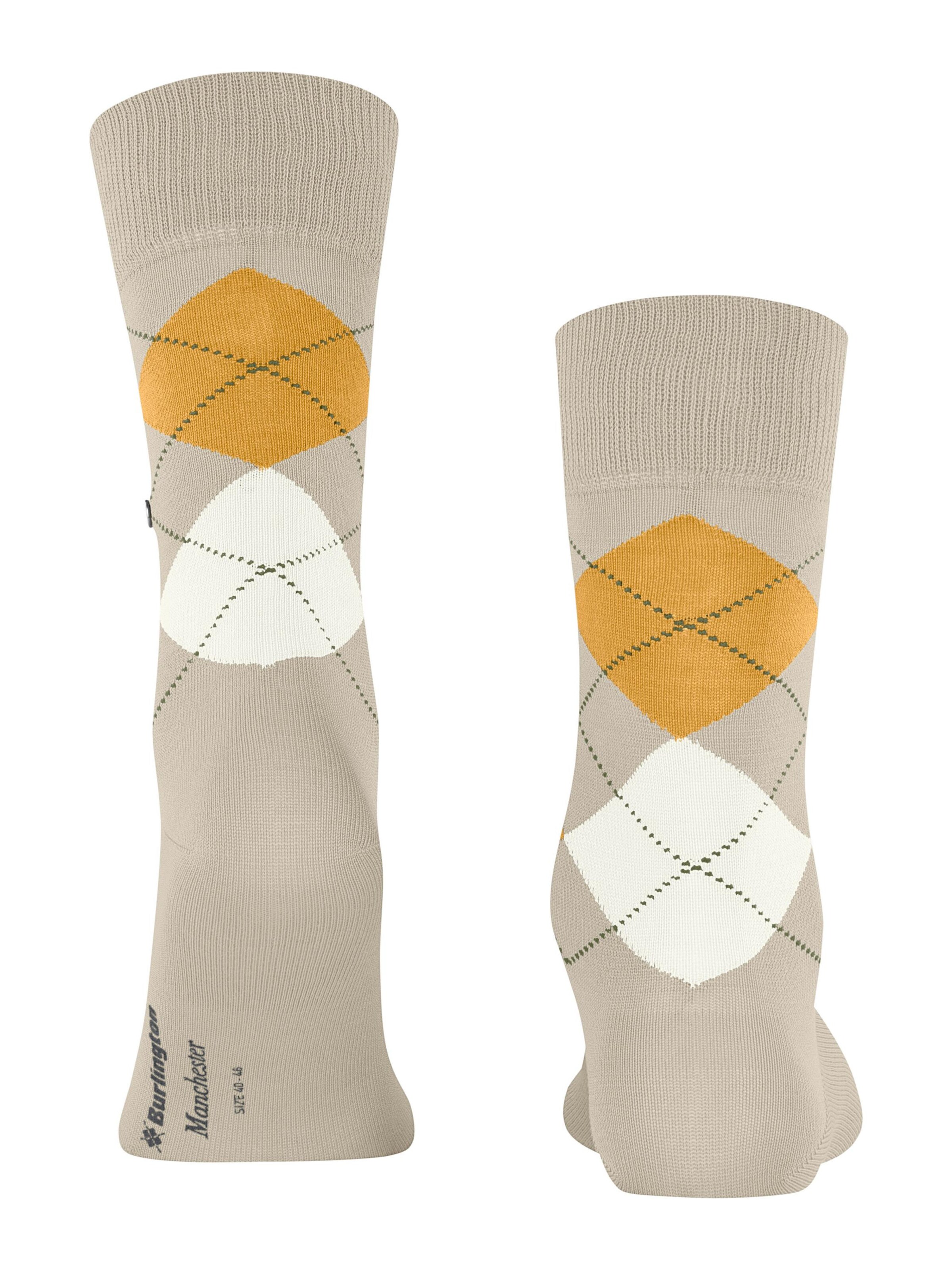 BURLINGTON Socks 'Manchester' in Beige