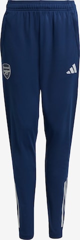 ADIDAS PERFORMANCE - Pantalón deportivo 'FC Arsenal London' en azul: frente