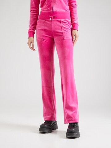 Juicy Couture Regular Hose 'DEL RAY' in Pink: predná strana