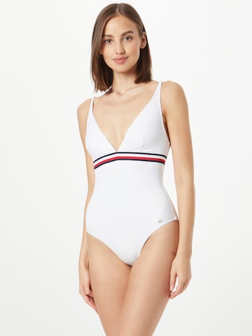 Tommy Hilfiger Underwear - Triangular Fato de banho em branco: frente