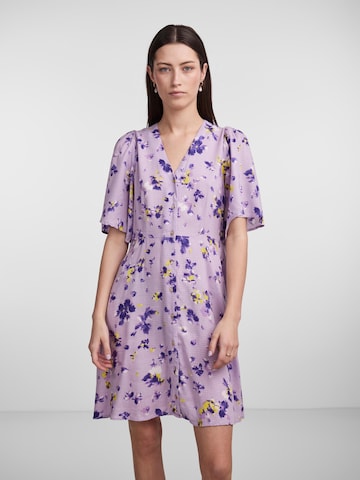 Y.A.S Shirt Dress in Purple