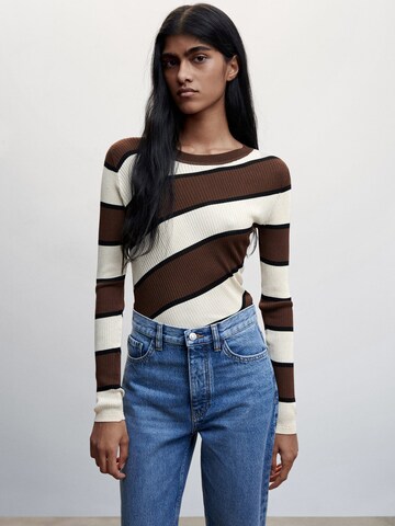 MANGO Pullover 'Egipto' in Braun: Vorderseite