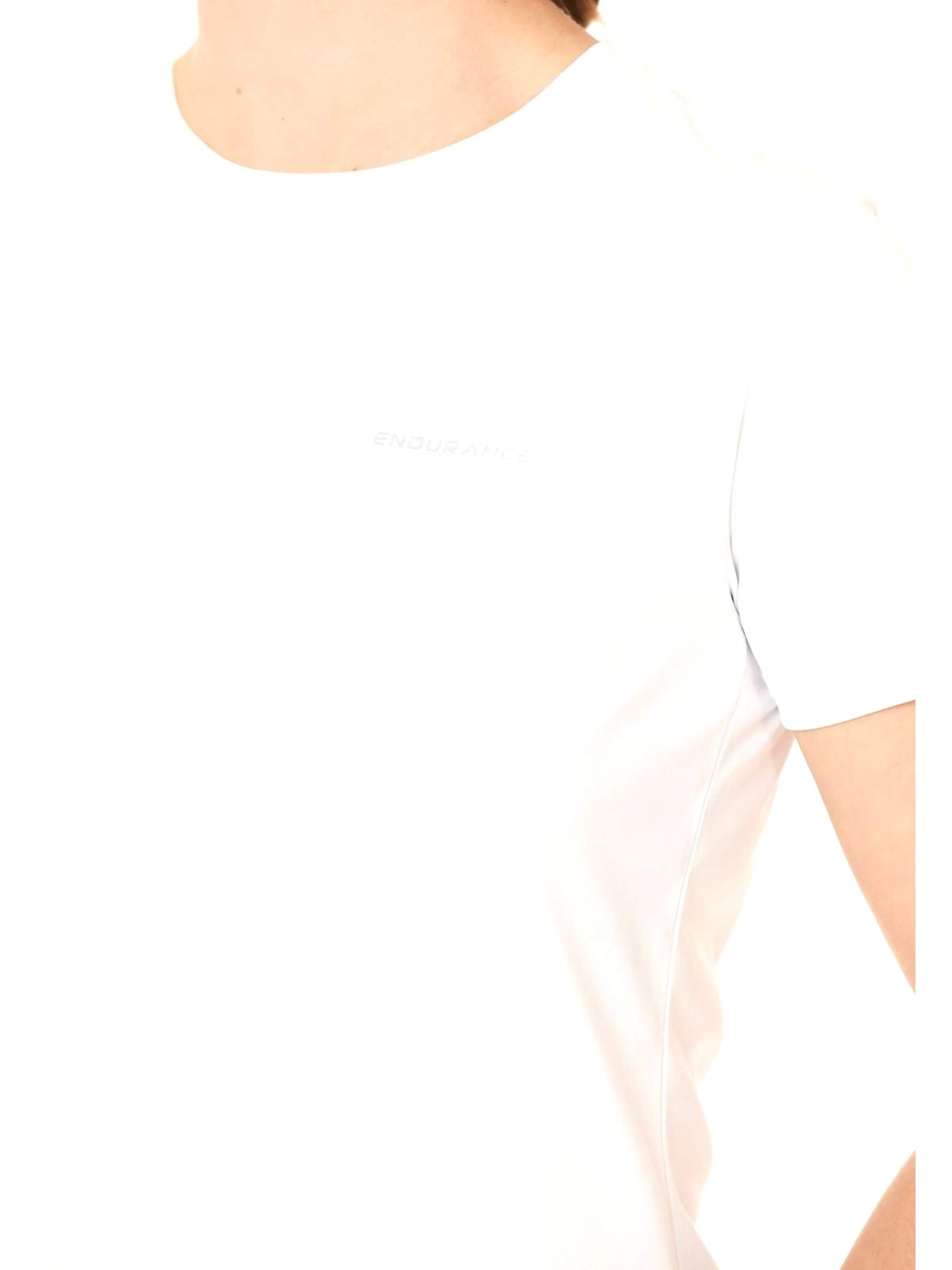 T-shirt fonctionnel 'Keily W S/S Tee' ENDURANCE en blanc