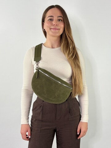 lePelou Gürteltasche 'ARIA large'‌‌‌ in Grün