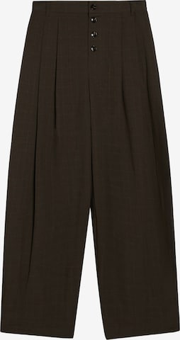 Bershka Barrel Laskoshousut värissä ruskea: etupuoli