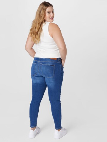 Noisy May Curve Skinny Jeans 'KIMMY' in Blau