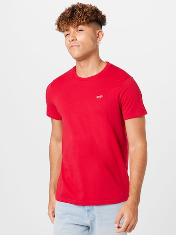 HOLLISTER - Camiseta en rojo: frente