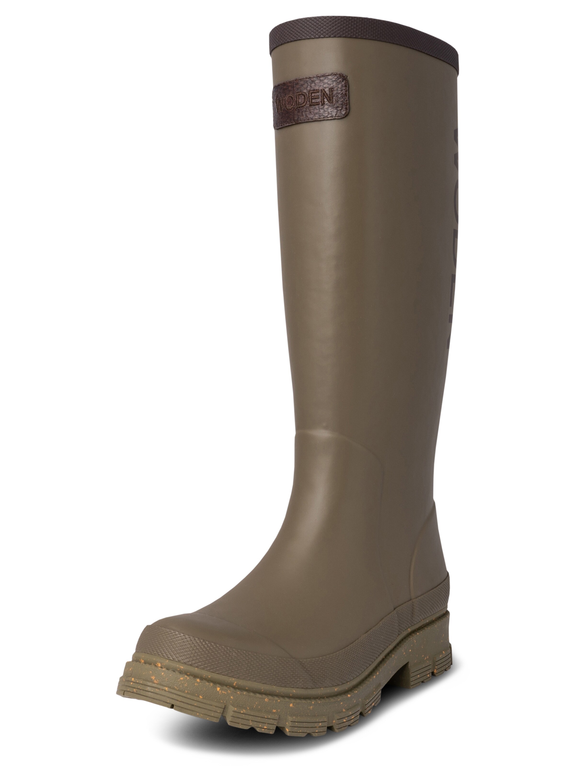 WODEN Rubber boot 'Le Waterproof' in Green: front