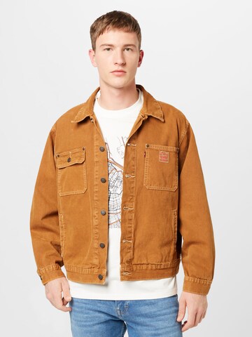 Veste mi-saison 'Sunrise Trucker' LEVI'S ® en marron : devant