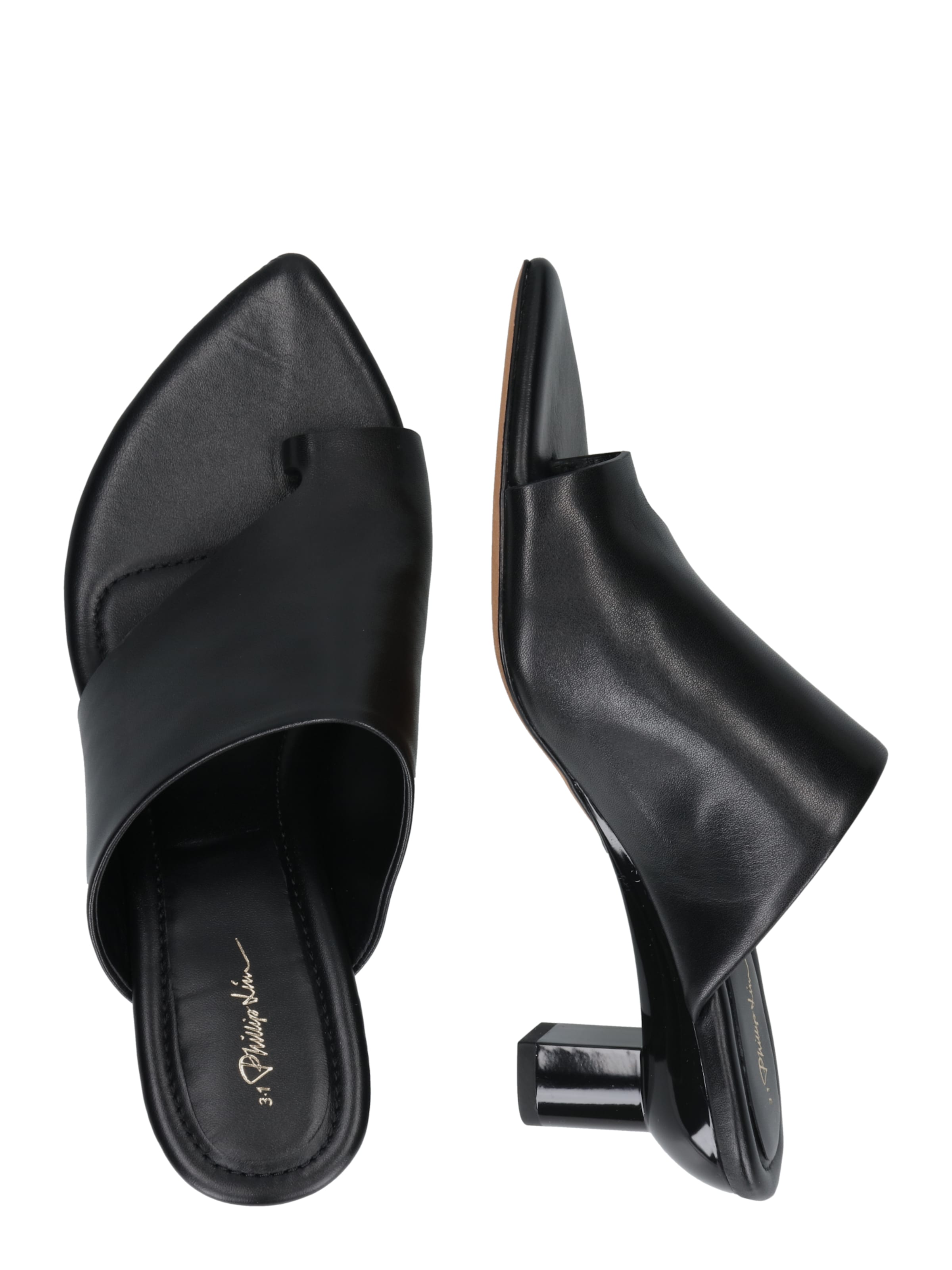 Flip-flops 'VERONA' de la 3.1 Phillip Lim pe negru