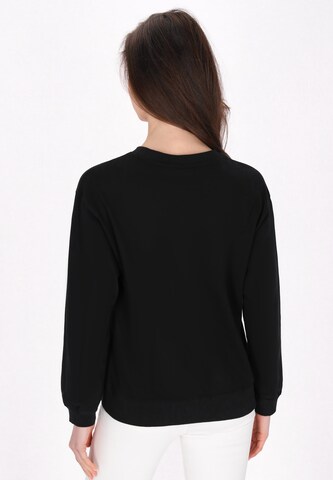 usha BLUE LABEL Sweatshirt in Zwart