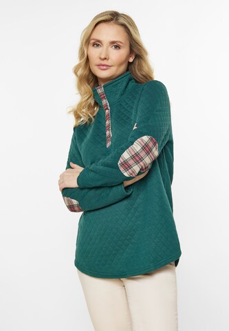 Usha - Sweatshirt 'Fashion Look' em verde: frente