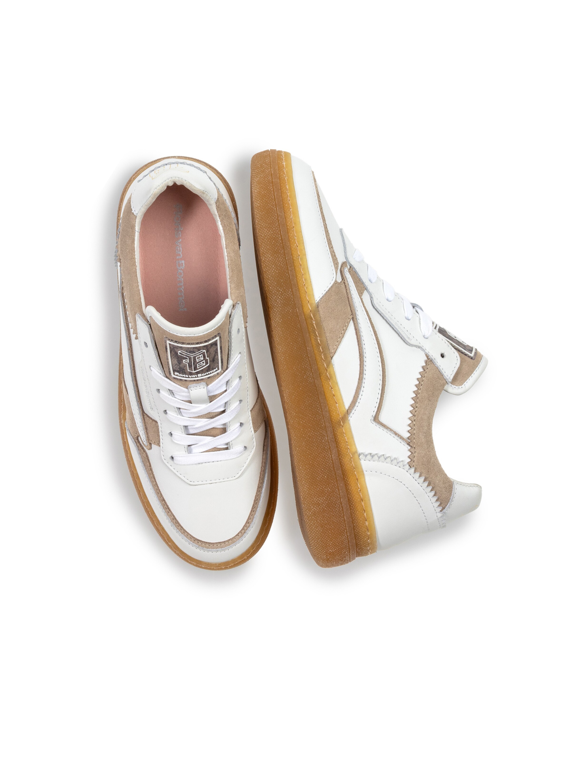 Floris van Bommel Sneakers laag 'Fygi 01' in Wit