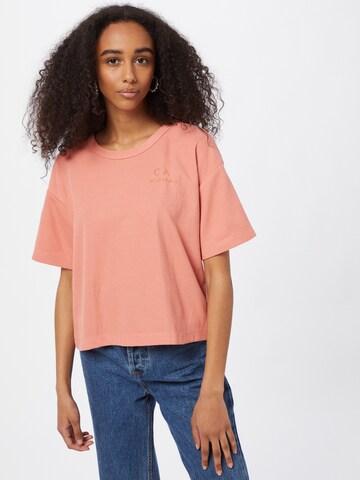 CASA AMUK Shirt 'Waffle' in Orange: front