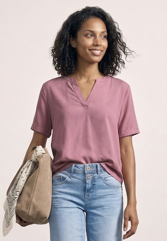 STREET ONE Bluse in Lila: Vorderseite