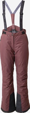 Pantalon de sport 'Fairfax' Whistler en marron : devant