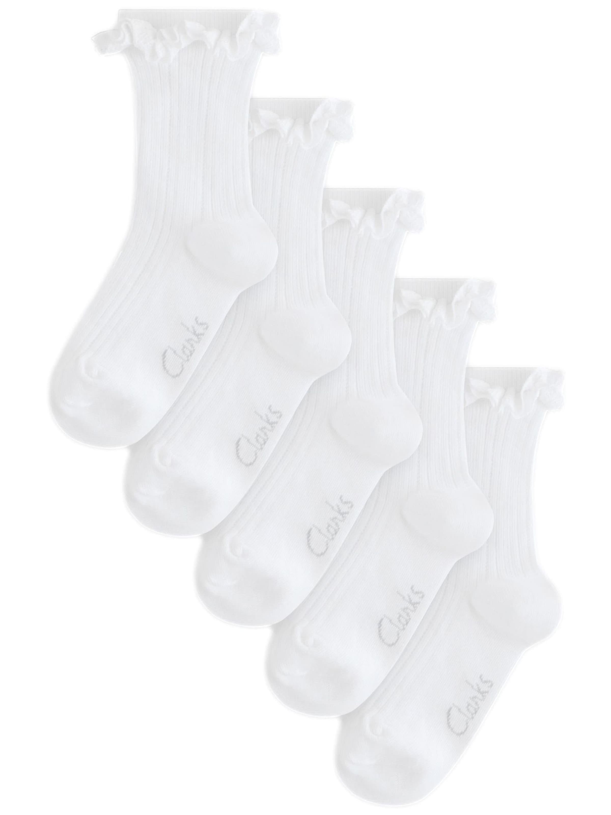 CLARKS Κάλτσες σε λευκό: μπροστά