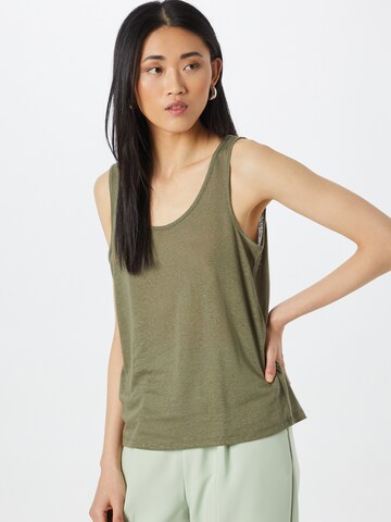 Top 'Phoebe' di PIECES in verde: frontale