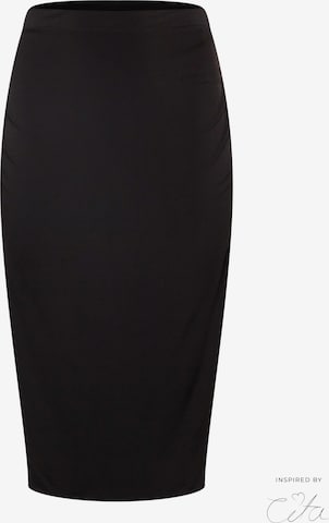Guido Maria Kretschmer Curvy Collection Spódnica 'Jasmin' w kolorze czarny: przód