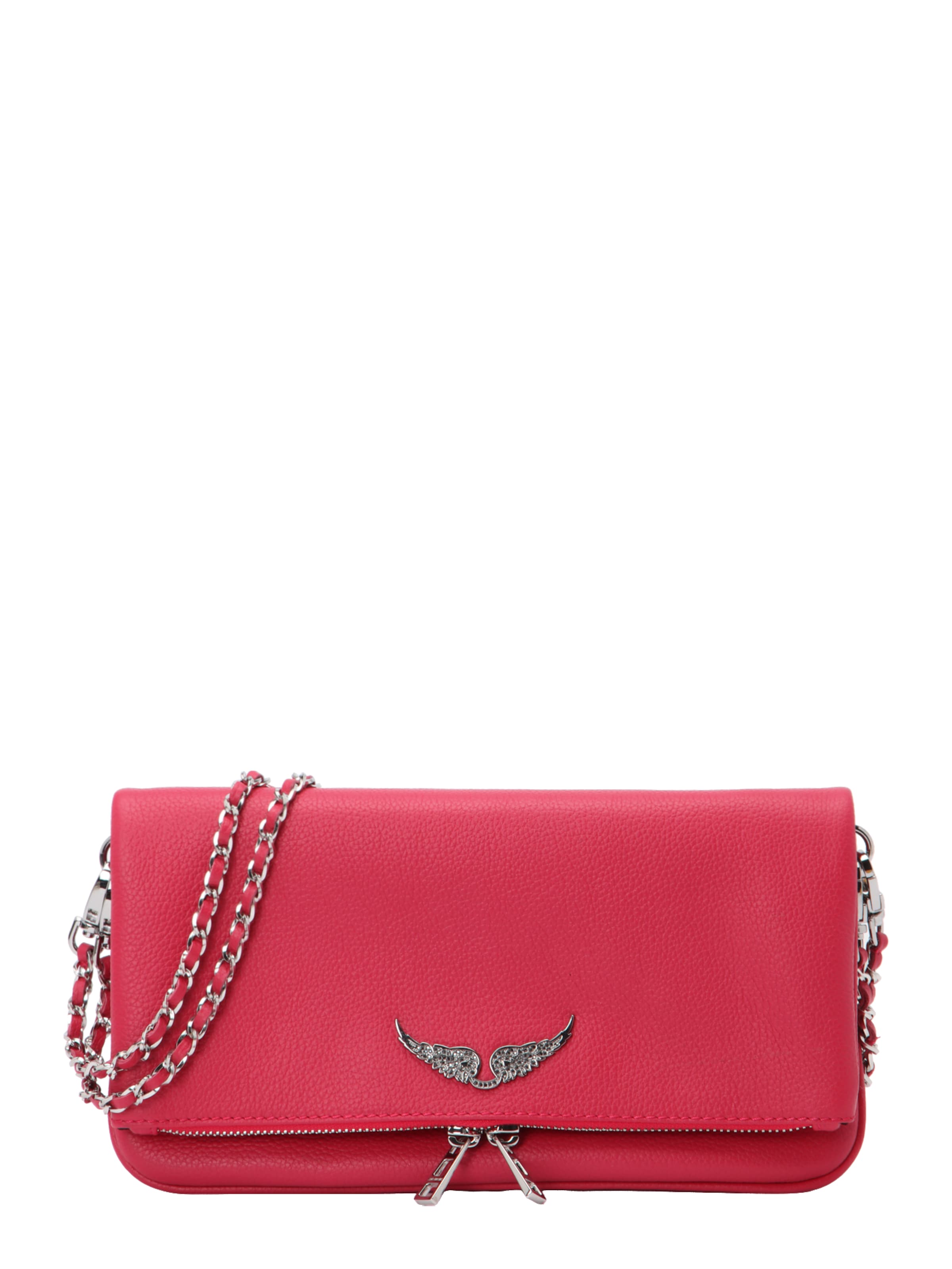 Clutch 'ROCK' de la Zadig & Voltaire pe roz: față