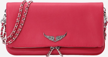 Pochette 'ROCK' di Zadig & Voltaire in rosa: frontale