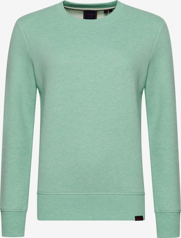 Superdry Sweatshirt in Green: front