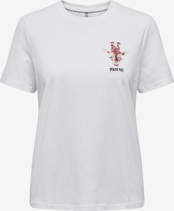 ONLY - Camiseta 'KITA' en blanco: frente